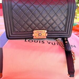 Chanel Black Quilted Crossbody Bag